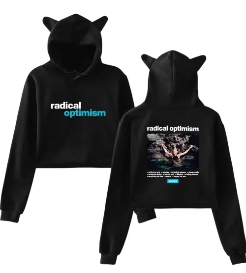 Dua Lipa Radical Optimism Cropped Hoodie #3